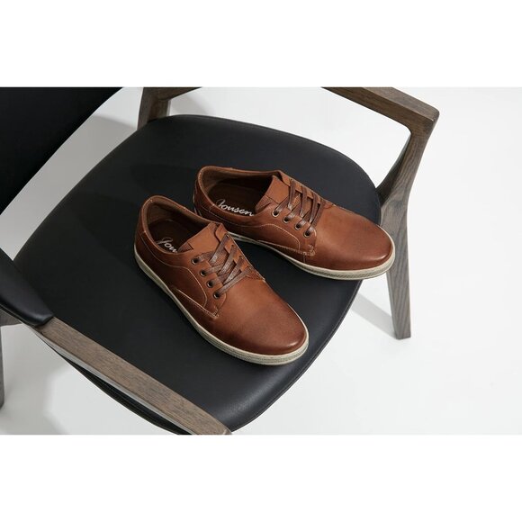 JOUSEN Men's Amy5100aca-redbrown Fashion Classic Retro Synthetic Casual Sneaker - Picture 5 of 7